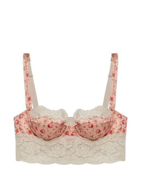 Dolce & Gabbana floral lace bra - Pink - zdjęcie produktu nr 1
