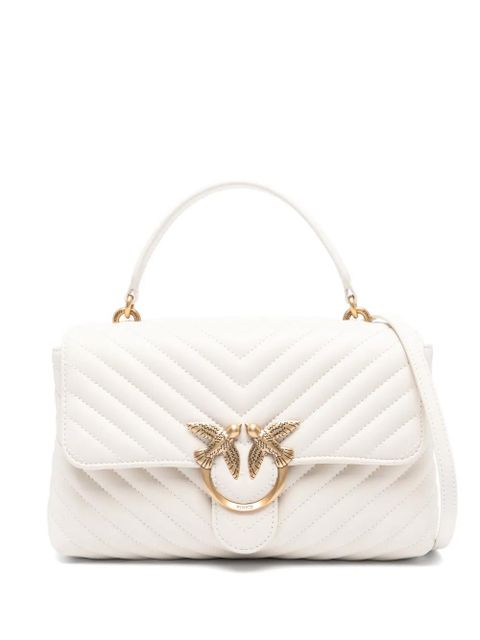 PINKO Love One quilted shoulder bag - Neutrals - zdjęcie produktu nr 1