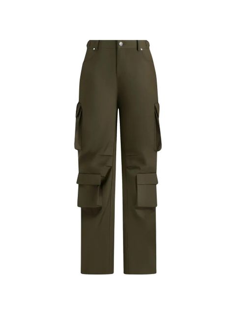Manière De Voir Emilie cargo straight trousers - Green - zdjęcie produktu nr 1