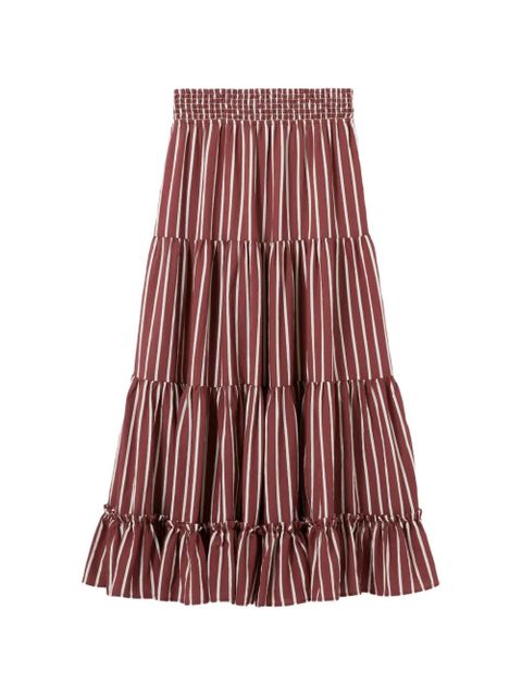 Claudie Pierlot striped tiered A-line maxi skirt - zdjęcie produktu nr 1