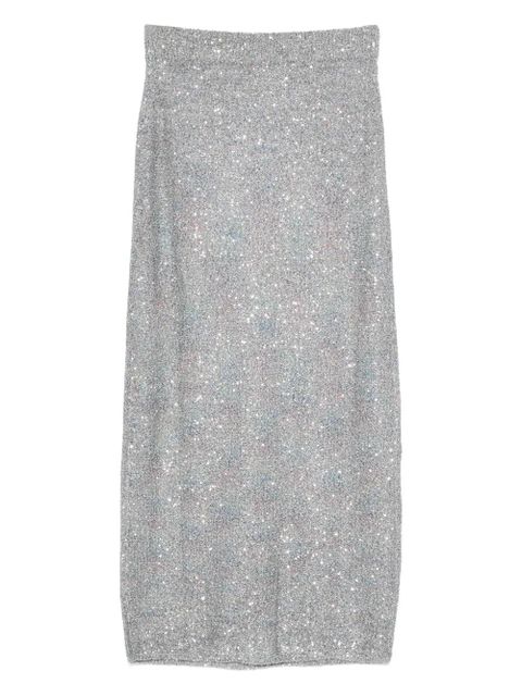 Alysi sequin skirt - Silver - zdjęcie produktu nr 2