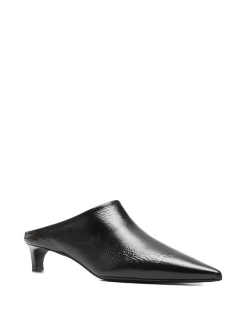 Jil Sander pointed mules - Black - zdjęcie produktu nr 2