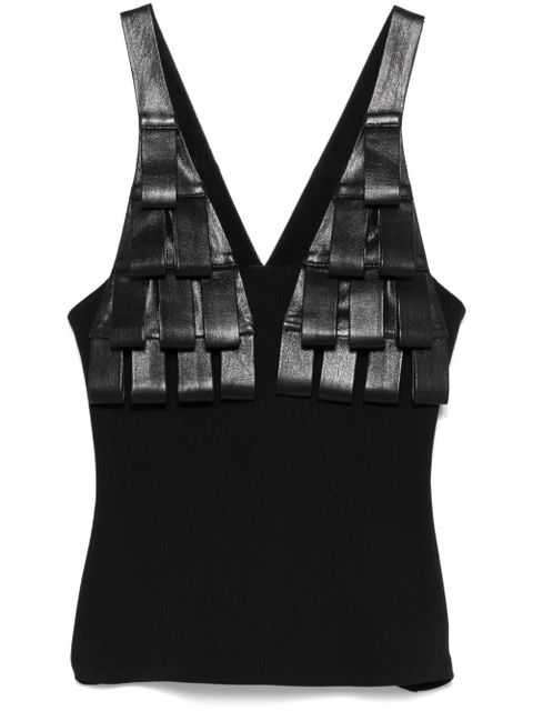 Nanushka Samila top - Black - zdjęcie produktu nr 1