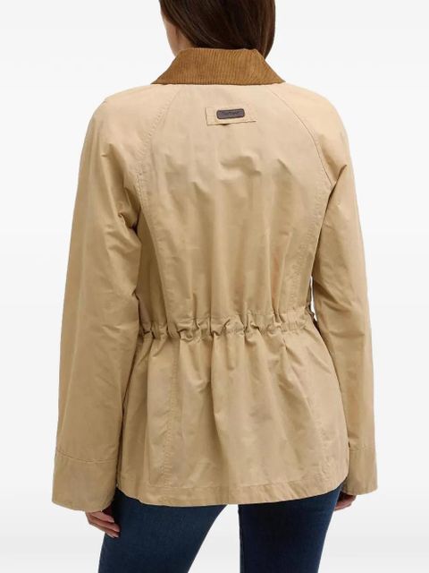 Barbour logo-embroidered jacket - Neutrals