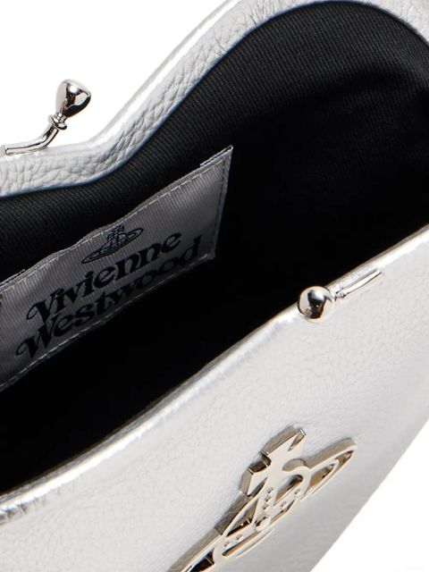 Vivienne Westwood heart-shaped orb shoulder bag - Metallic - zdjęcie produktu nr 2