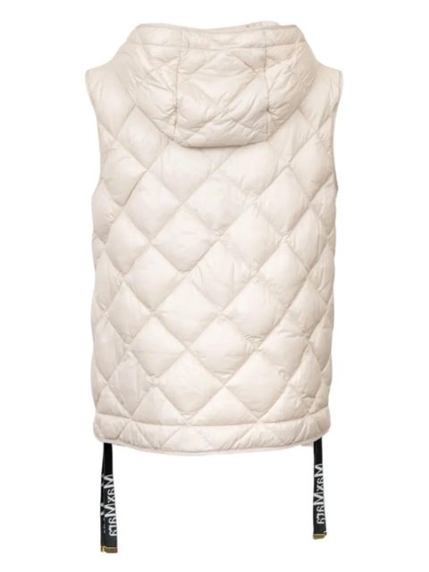 Max Mara Trefa quilted gilet - White - zdjęcie produktu nr 2