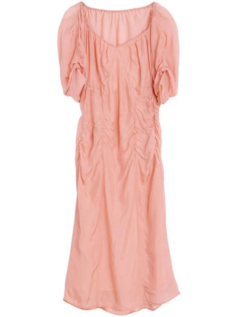LEMAIRE chiffon midi dress - Pink - zdjęcie produktu nr 1