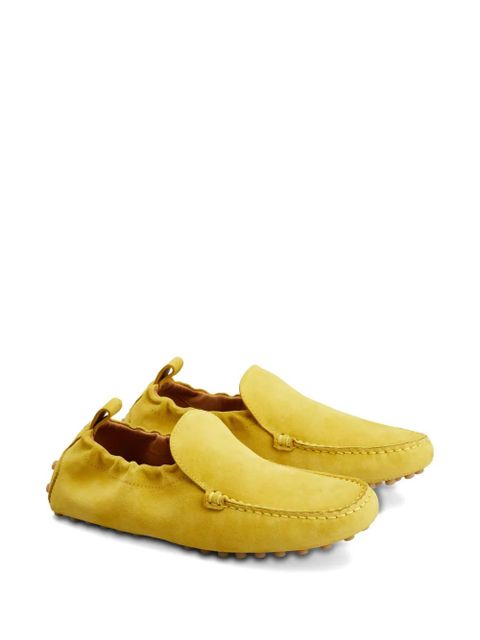 Tod's ruffled loafers - Yellow - zdjęcie produktu nr 2