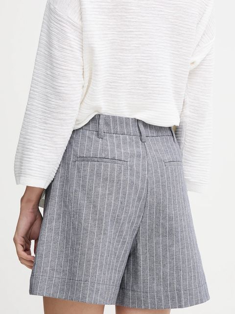 United Colors of Benetton szorty z domieszką lnu