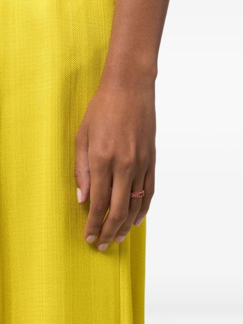 Swarovski crystal-embellished baguette ring - Pink - zdjęcie produktu nr 2