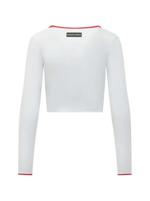 Marine Serre roundneck t-shirt - White - zdjęcie produktu nr 2