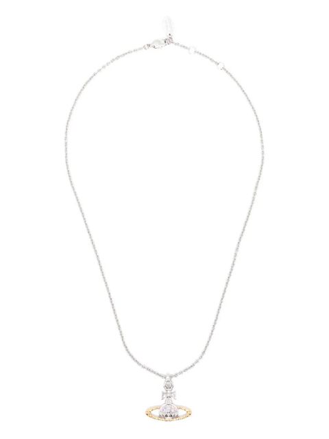 Vivienne Westwood Mayfair crystal-pendant necklace - Silver - zdjęcie produktu nr 1