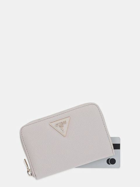 Guess portfel LAUREL damski kolor beżowy SWBG74 59140