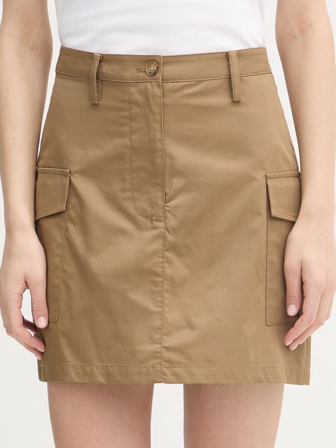 Blauer spódnica trapezowa bawełniana BLUEVIEW - zdjęcie produktu nr 2