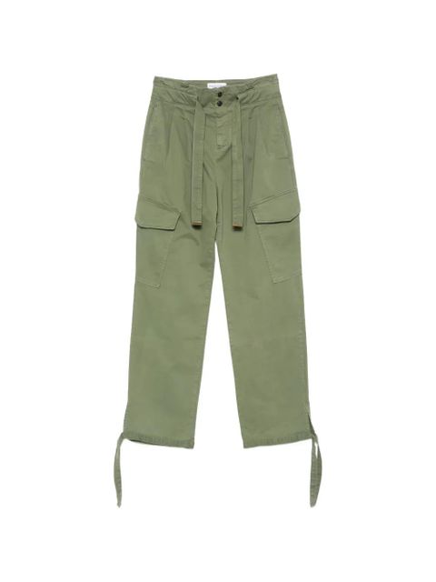 PINKO Coperto tie-waist cargo trousers - Green - zdjęcie produktu nr 1