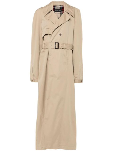 Balenciaga deconstructed-design trench coat - Neutrals - zdjęcie produktu nr 1