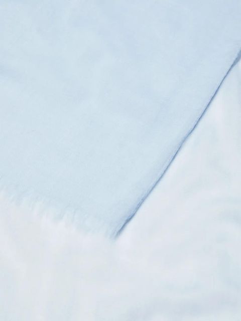 Loro Piana Unique Stole fringed scarf - Blue - zdjęcie produktu nr 2