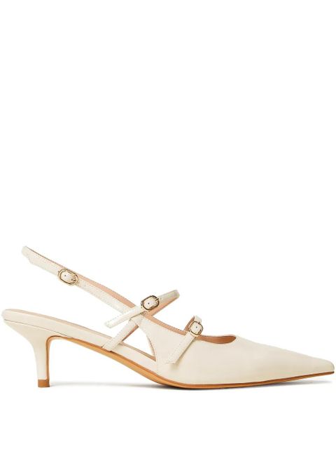 TWINSET strappy slingback pumps - Neutrals - zdjęcie produktu nr 1