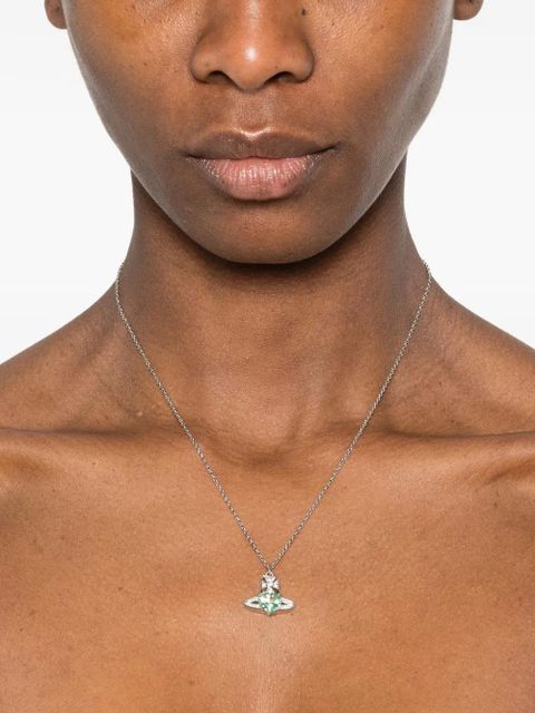 Vivienne Westwood Ariella light green pendant necklace - Silver - zdjęcie produktu nr 2