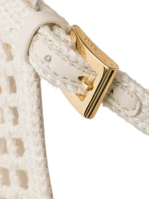 Prada crochet-effect pumps - Neutrals