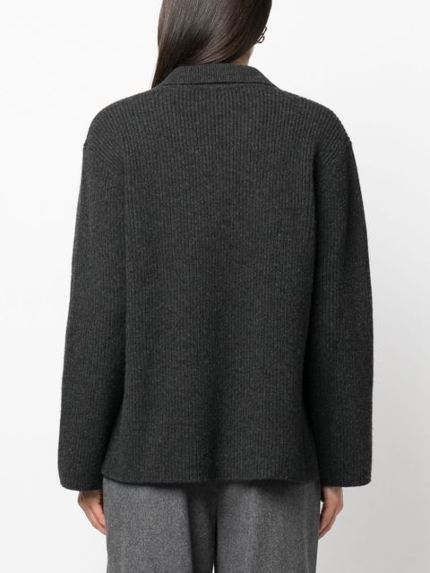 TOTEME polo collar wool-blend jumper - Grey