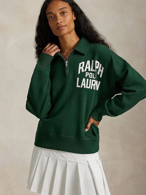 Polo Ralph Lauren bluza damska kolor zielony z nadrukiem 211971753 - zdjęcie produktu nr 1