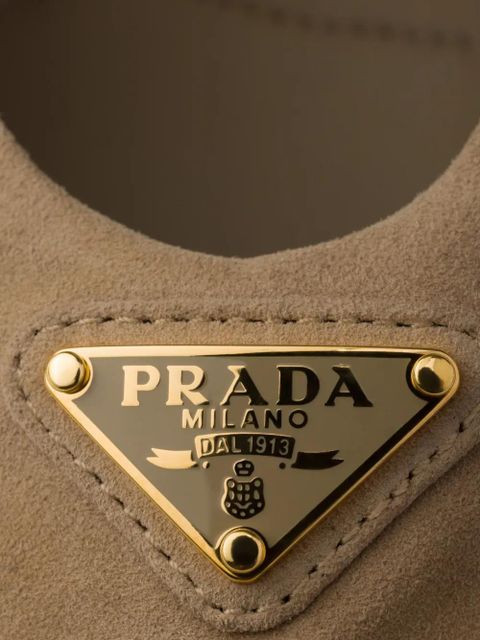 Prada suede ballerinas - Neutrals