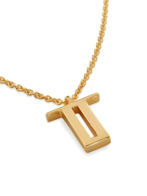 Monica Vinader alphabet T-pendant necklace - Gold - zdjęcie produktu nr 1