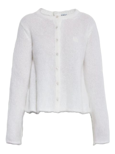 LOEWE wool cardigan - White - zdjęcie produktu nr 1