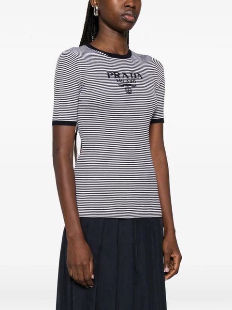 Prada striped top - Blue