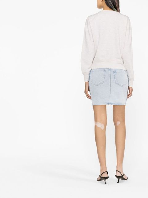 ISABEL MARANT Shad logo-embroidered sweatshirt - Neutrals - zdjęcie produktu nr 2