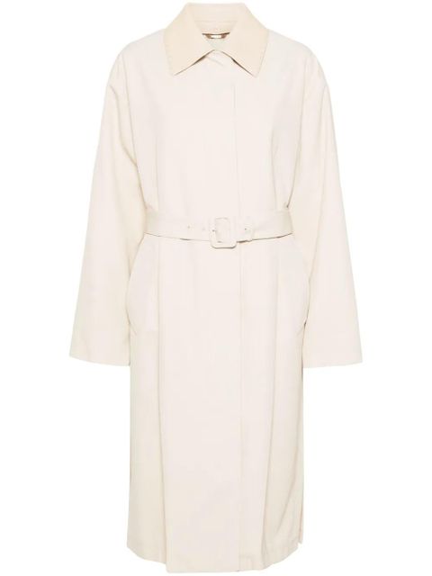 FENDI gabardine trench coat - Neutrals - zdjęcie produktu nr 1