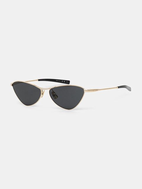 Saint Laurent okulary przeciwsłoneczne damskie kolor złoty SL 830