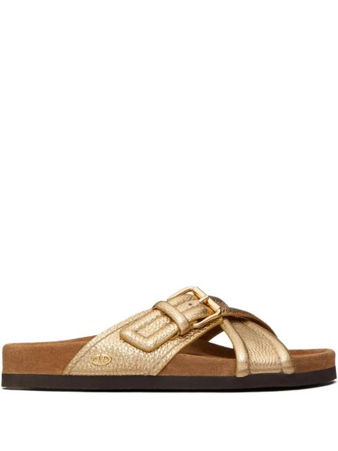 Valentino Garavani 30mm Fussfriend metallic sandals - Gold - zdjęcie produktu nr 1