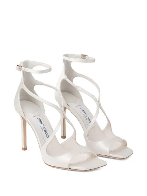 Jimmy Choo 95mm Azia T-strap sandals - White