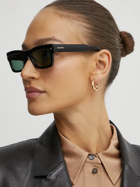 Valentino okulary przeciwsłoneczne V - SHARP kolor czarny VLS.134A