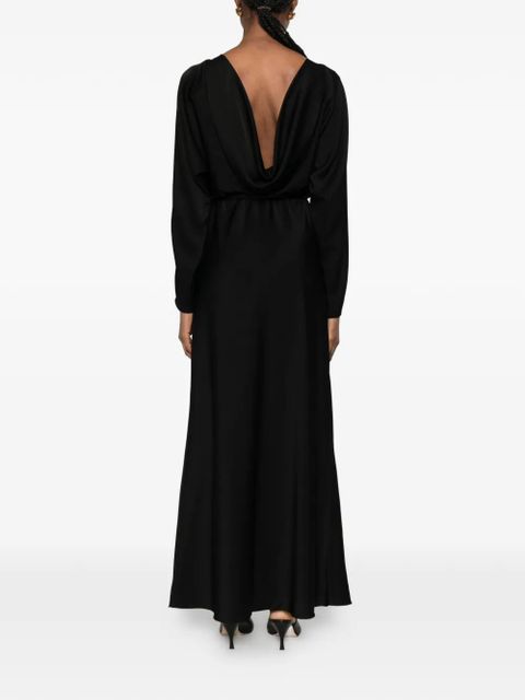 Max Mara MSEpentola cagoule belted dress - Black