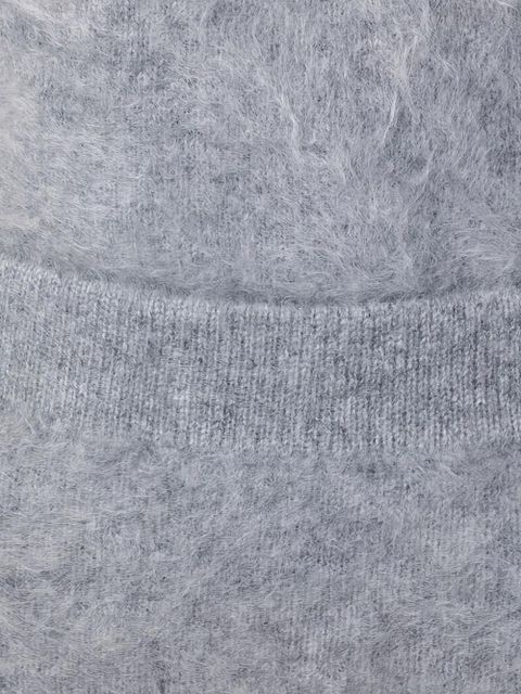 Almada Label wool blend straight skirt - Grey