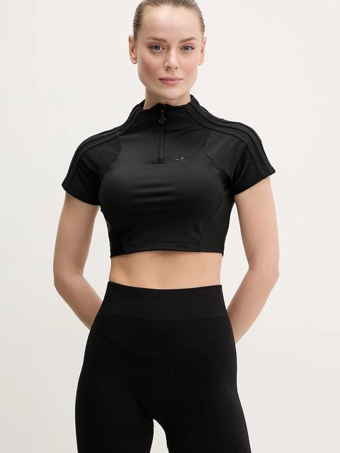 adidas Originals t-shirt Zip Up Crop Top - zdjęcie produktu nr 1
