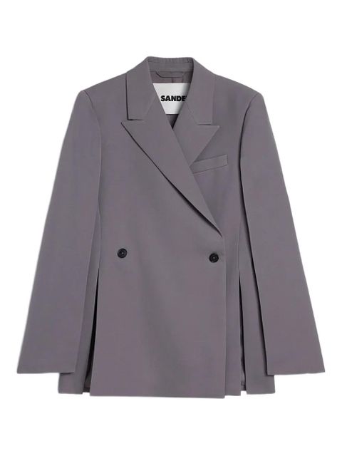 Jil Sander gabardine blazer - Grey - zdjęcie produktu nr 1