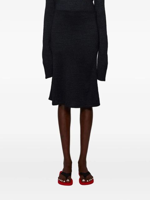 The Row Jesto midi skirt - Blue