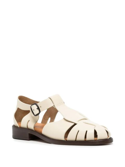 Hereu Pesca cut-out leather sandals - Neutrals - zdjęcie produktu nr 2