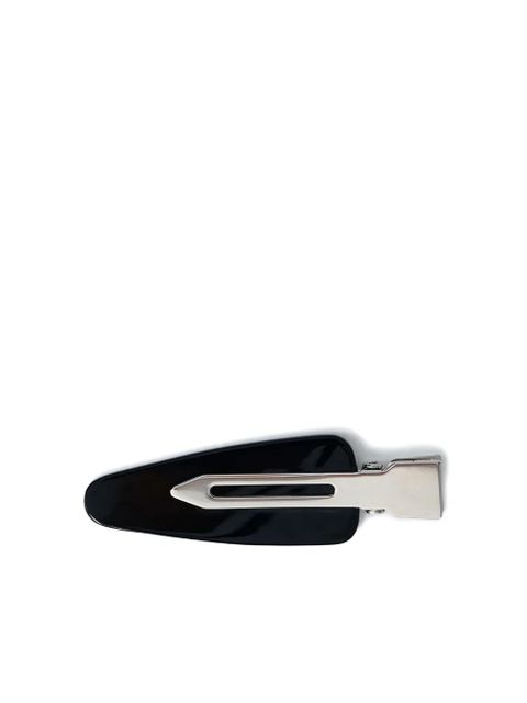 Balenciaga set of two engraved logo hair clip - Black - zdjęcie produktu nr 2