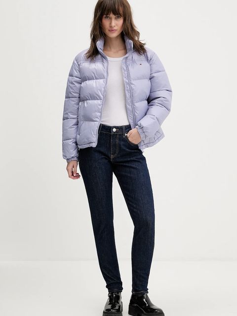 Tommy Jeans jeansy damskie kolor granatowy DW0DW22432