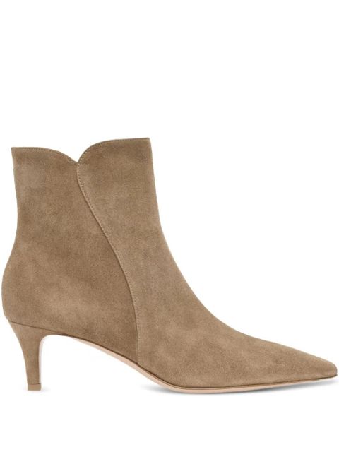 Gianvito Rossi 55mm Levy boots - Brown - zdjęcie produktu nr 1