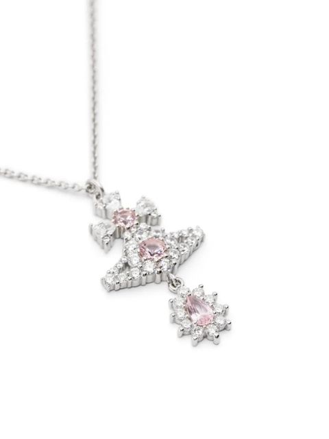 Vivienne Westwood crystal-embellished necklace - Silver