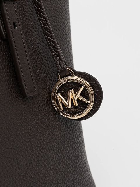 MICHAEL Michael Kors torebka skórzana QUINN kolor brązowy 30T5GQNT2L - zdjęcie produktu nr 2