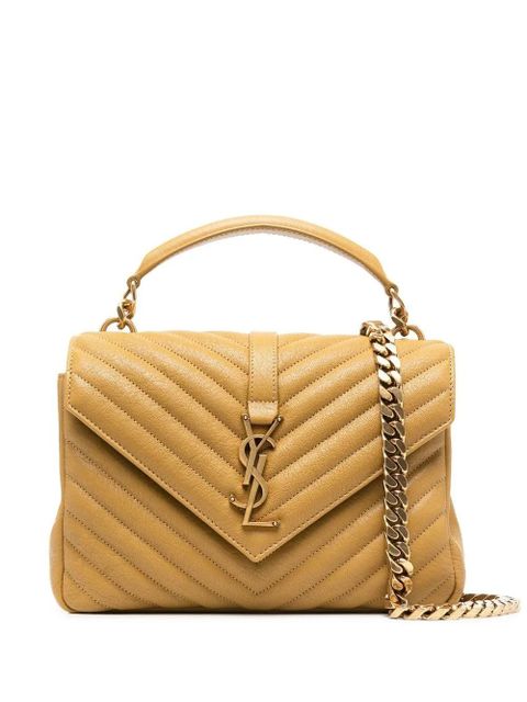 Saint Laurent medium Collège shoulder bag - Brown - zdjęcie produktu nr 1