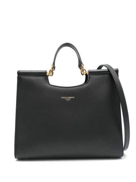 Dolce & Gabbana small Sicily tote bag - Black - zdjęcie produktu nr 1