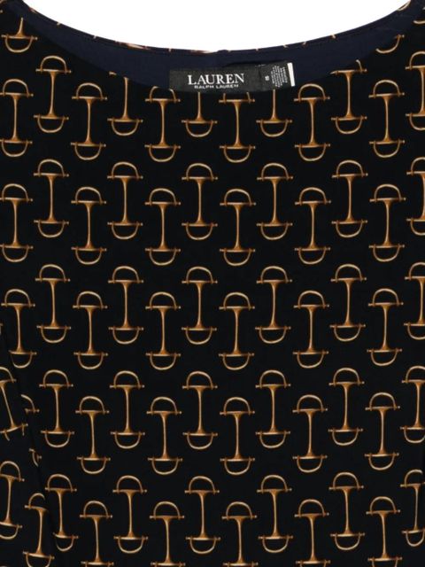 Lauren Ralph Lauren pattern mini dress - Blue